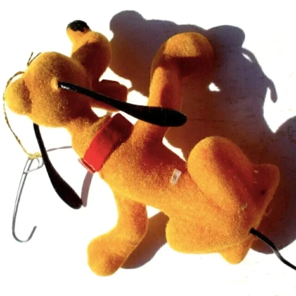Vintage FELT Walt Disney Pluto The Dog Christmas Tree Ornament  Decoration